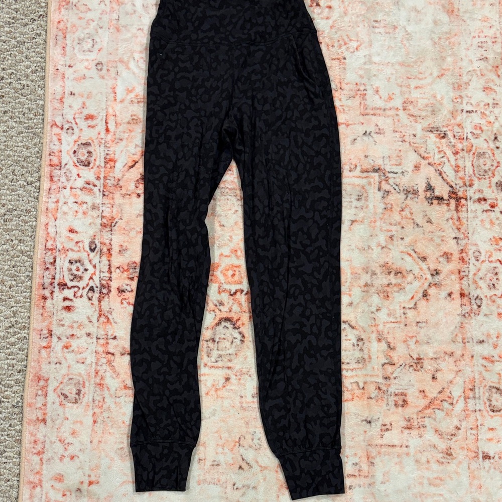 Black Patterned lululemon align Joggers - image 1